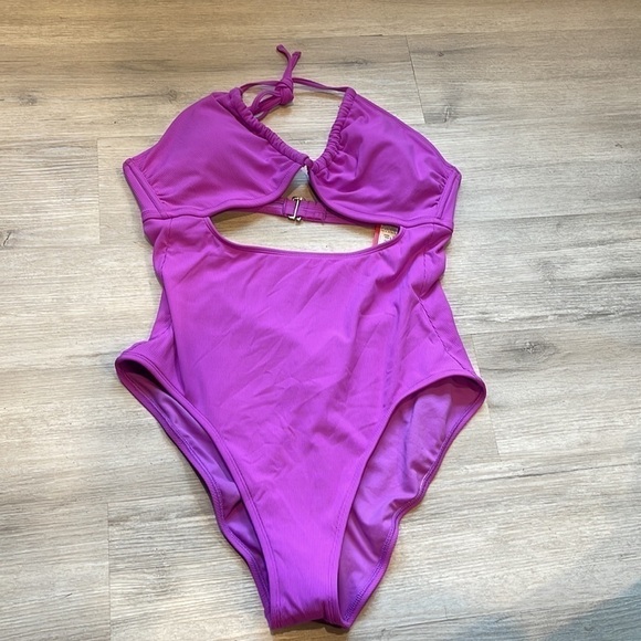 NWT Xhilaration Purple One Piece Swimsuit XL - Picture 11 of 12
